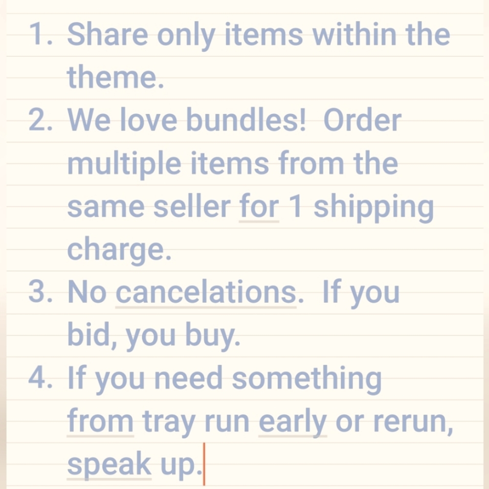🐈‍⬛ My Rules for Shows 🐈‍⬛